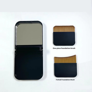 Pennello per il trucco per Make-up portatile multifunzione con fondotinta rettilineo spazzola per il trucco da viaggio - Product Image 3
