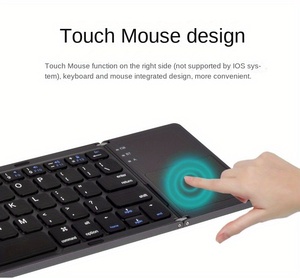 Venta caliente teclado numérico inalámbrico portátil para Tablet PC plegable con puerto USB 2,0 operación mecánica nuevo - Product Image 4