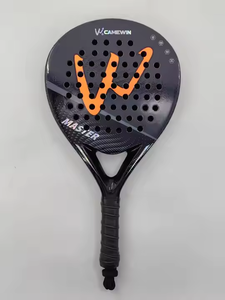 テニスレケテビーチテニス100% 炭素繊維EvaソフトコアPadelラケットバッグギフト付き