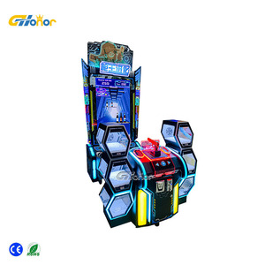 Serin ve ilginç silah kralı atış makinesi eğlence oyun merkezi jetonla çalışan tahta Metal makinesi İngilizce dil - Product Image 3