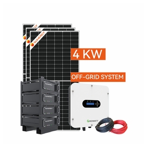 Sistema solare Off-Grid 5KW off-Grid sistema solare Off Grid sistema di energia solare con batteria agli ioni di litio Controller MPPT