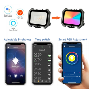 Ortam partisi RGB Led projektör ışıkları renk değiştiren ışık uzaktan kumanda TUYA kontrol açık peyzaj spot lamba akıllı ev - Product Image 2