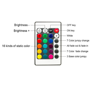 IR 24-Tasten-Aluminium-Fernbedienungs-LED-Controller für RGB-LED-Licht leiste und RGB-LED-Modul - Product Image 4