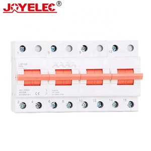 JOYELEC modüler geçiş anahtarı kadar 125A 400V 50/60Hz manuel geçiş anahtarı Din ray büyük Amp 1P 2P 3P 4P açik kapali - Product Image 2