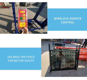 منصة رفع كهربائية قابلة للطي للسقالات، مصعد محمول وقابل للنقل لأعمال تجديد المنازل ومواقع البناء - Product Image 6