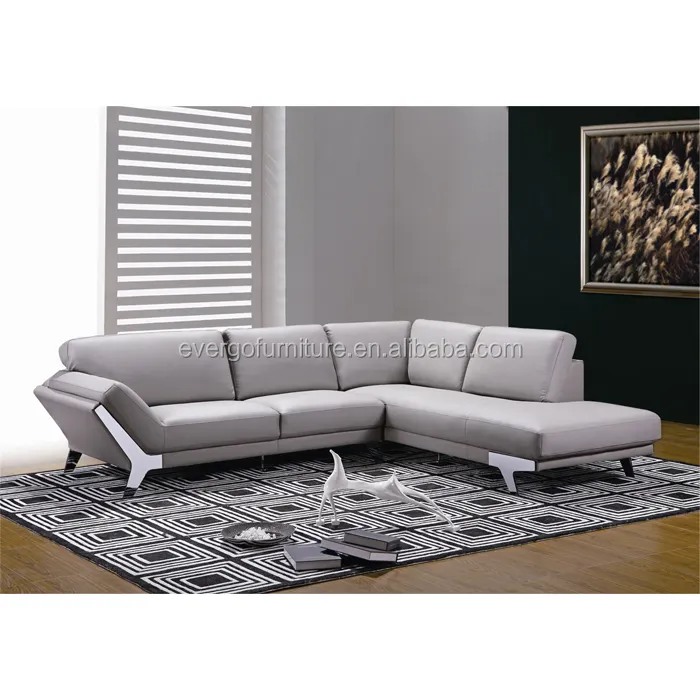 Top hot selling Modern White leather Sofa Designs for living room and villa