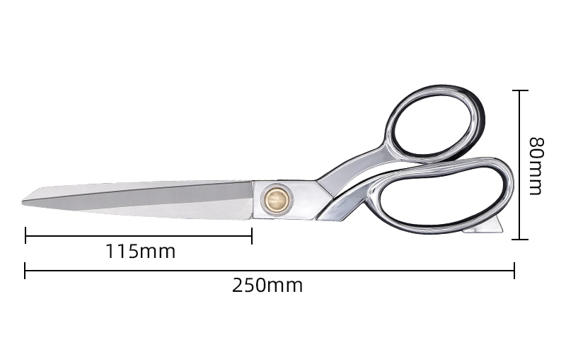 stainless steel sewing fabric cutting tailoring scissors