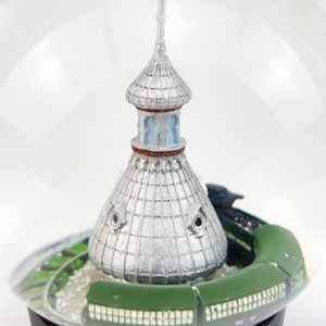 Sesuaikan dunia salju <span class=keywords><strong>motel</strong></span> Resin Natal dengan bangunan di dalam bola air dengan meniup salju - Product Image 6