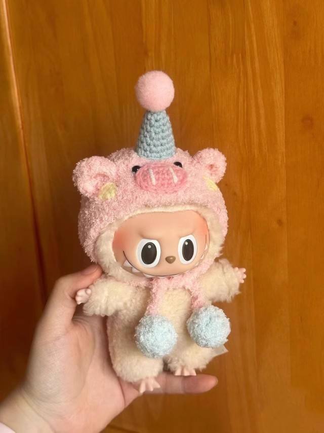 Gorro de cerdito - 17 cm (sin incluir bebé)