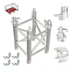 Hợp kim nhôm Spigot ánh sáng sân khấu sự kiện mái hộp giàn cho dòng mảng Loa giàn hiển thị - Product Image 1