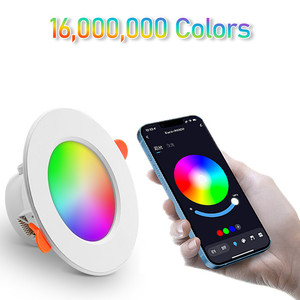 Smart 15W Wifi BT lampadine a LED dimmerabili per il controllo vocale APP telecomando da incasso plafoniera - Product Image 6