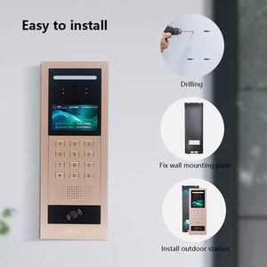 Outdoor Waterproof <strong>IP</strong> <strong>Video</strong> Door Phone Color Wi-Fi Door Entry <strong>Intercom</strong> <strong>System</strong> with Night Vision <strong>TCP</strong> Network