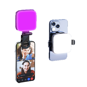 Taşınabilir RGB Mini LED cep dolgu ışığı ile 1/4 vidalı bağlantı telefon DSLR SLR kamera için kamera ışığı lamba - Product Image 1