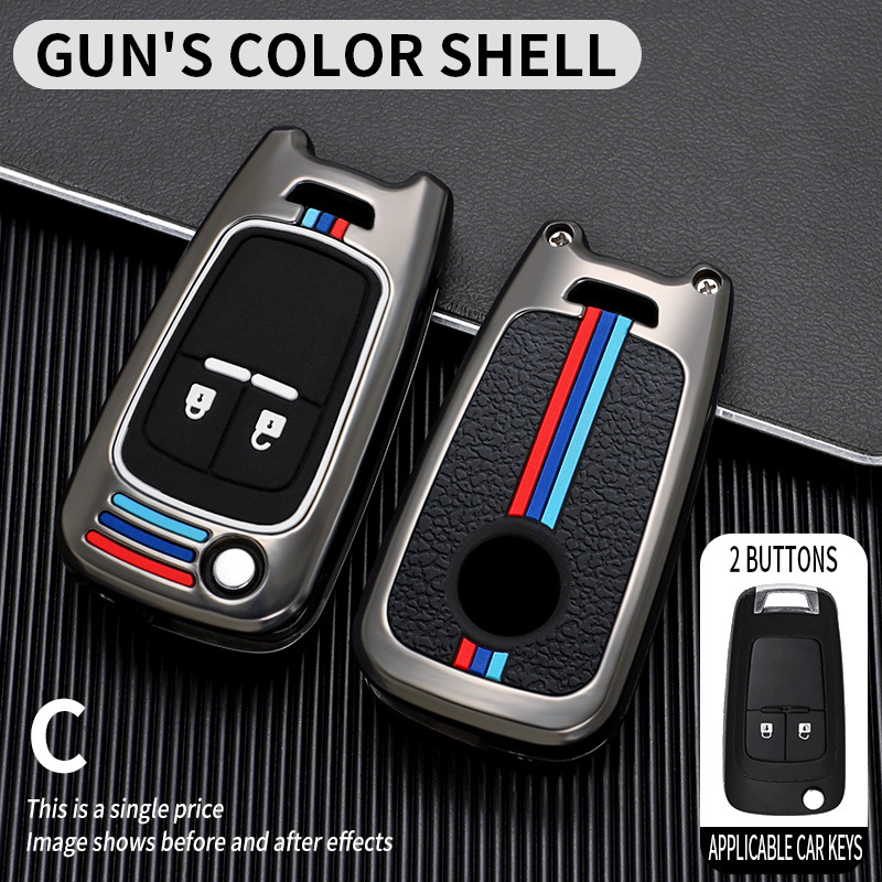 C 2 clés couleur pistolet coque unique
