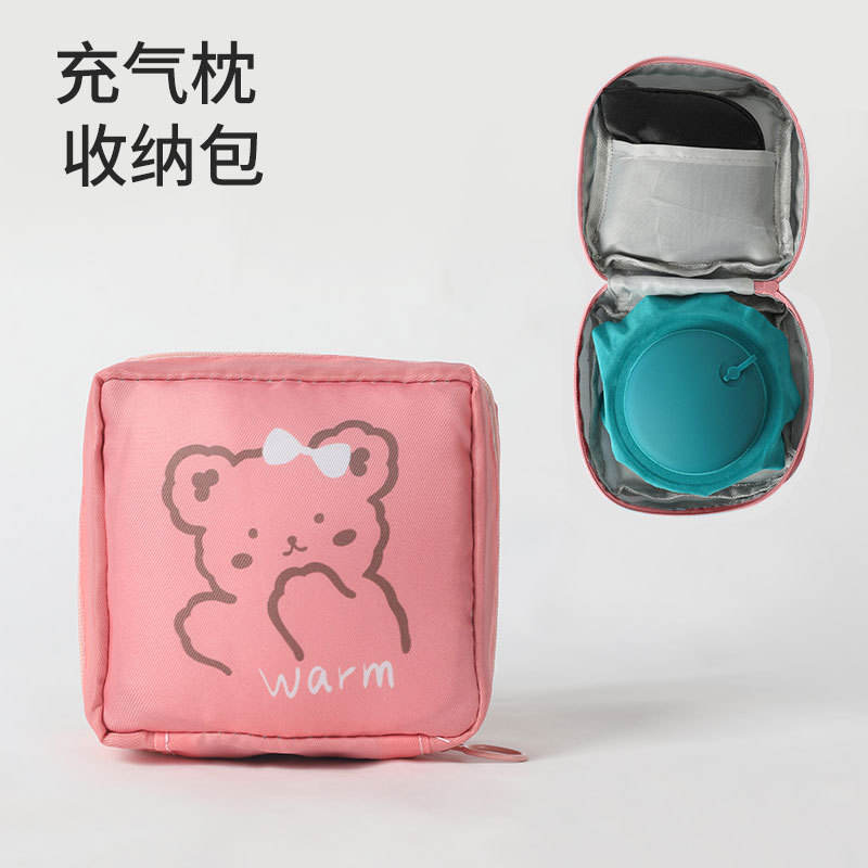 Bolsa de almacenamiento de almohada inflable (roja)