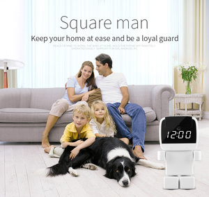 นาฬิกาแสดงผล360องศาการเชื่อมต่อ WiFi HD 1080P หุ่นยนต์กล้องควบคุมระยะไกล - Product Image 5