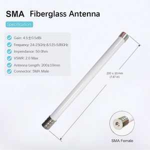 Cường độ cao 6dBi băng tần kép không thấm nước Omni Directional trạm cơ sở <span class=keywords><strong>Repeater</strong></span> ứng dụng 2.4/5.8 gam <span class=keywords><strong>Wifi</strong></span> FRP sợi thủy tinh ăng ten - Product Image 3