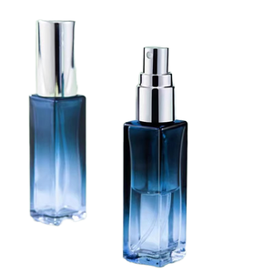 <strong>5</strong> <strong>ml</strong> 10ml Refillable Portable Empty Mini Square Gradient Color Glass Rectangle <strong>Perfume</strong> Spray Bottle for Parfum - Product Image 1