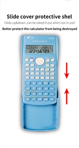 バッテリーと電卓機能電卓を備えた2行ディスプレイ電卓 - Product Image 4