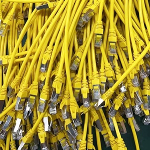 SURELINK 10ft 5ft 8P8C fiş korumasız veya korumalı cat5e cat6 cat6a cat7 bilgisayar ağı yama kablosu düz yama kablosu - Product Image 4