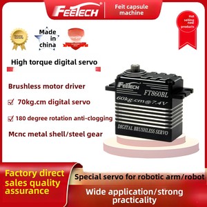 Feetech 70KGデジタルサーボモーターHV防水ブラシレスステアリングサーボ1/8 1/10 TR X6 RCクローラーRCカーの堅牢性能 - Product Image 4
