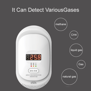 高感度バッテリー式固定ガス検知器センサー自宅でのガス漏れ検知器アラーム - Product Image 3