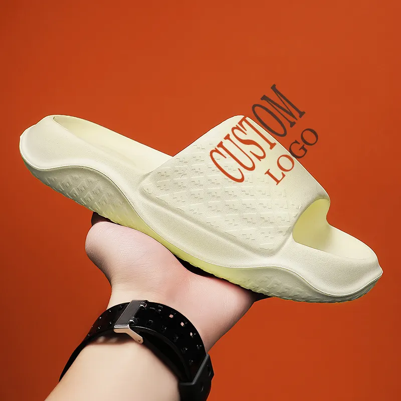 Dropshipping new product 2022 popular Custom slides cloud slides slippers with logo buckled shoe custom slippers for women men