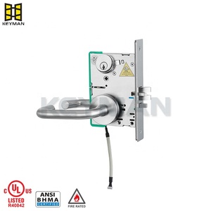 KEYMAN yangın anma DC12V elektromanyetik başarısız güvenli başarısız güvenli paslanmaz çelik emniyet sürgü elektrikli Solenoid gömme kilit - Product Image 3