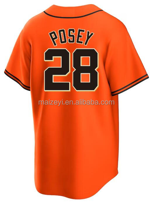 # 28 Buster Posey Orange