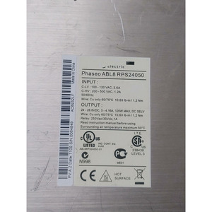 ABL8RPS24050 Power Module <strong>Controller</strong> Used in Good Condition 3 Months Warranty