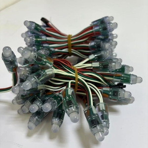 Ws2811 Ic Rgbフルカラー12mmピクセルデジタルアドレス可能5VドリームカラーLedピクセルモジュールIp65防水ライト