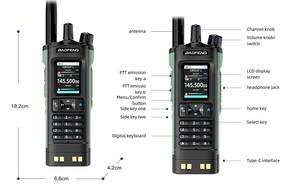 Nuovo Baofeng UV-32 Walkie Talkie GPS 10W Bluetooth APP di programmazione Multi banda Wireless a due vie Radio - Product Image 4