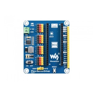 Raspberry Pi Pico Servo treiber modul 16-Kanal-Ausgänge 16-Bit-Auflösung zur Steuerung des Roboterarms Hexapod Walker für Pico - Product Image 3