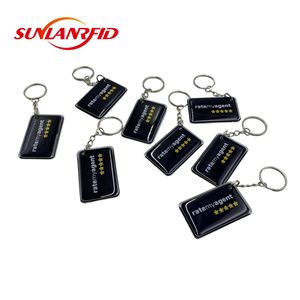 SUNLAN für NTAG 213 215 216 RFID Benutzer definierte PVC-Karte Programmier barer QR-Code für Social Media Hotel Restaurant Google Bewertungen NFC 13.56
