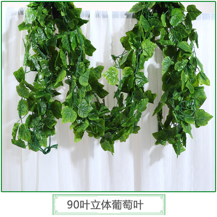 90 feuilles de vigne tridimensionnelles