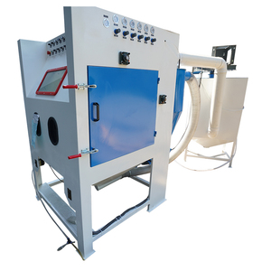 Automatic Abrasive <strong>Blasting</strong> Machine Sandblasting Cabinet with Turntable and Drum - Product Image 6