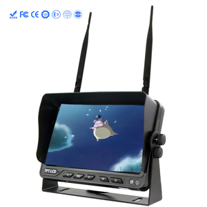 2.4G Wireless 7inch AHD 1080P Monitor High Resolution Bus <strong>Display</strong> Monitor 4CH Quad Images Digital Monitor - Product Image 2