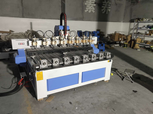 Venta caliente 4 Axis 8 Spindle 8 Rotary Multi Head 4 Axis Cnc Machine Multi Heads CA1530 3D Cnc Router Cnc Machine para la venta - Product Image 4