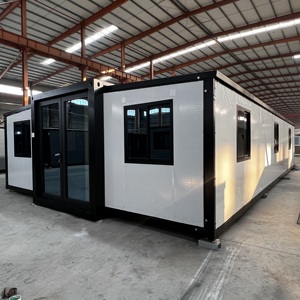 20ft 30ft 40ft mở rộng gấp container nhà đúc sẵn đặt container di động thép đúc sẵn nhà mô-đun - Product Image 2