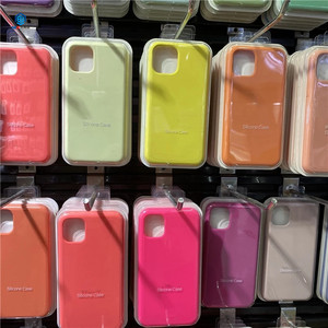 适用于IPhone 7 8 6的原装手机壳，适用于iPhone 12 11 Pro Max硅胶保护套 - Product Image 1