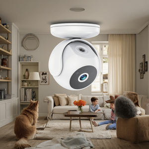 4MP 1080P kapalı Mini güvenlik kamera PTZ teknolojisi WIFI 4G ağ hareket algılama için bebek Pet SD/bulut/hafıza kartı CMOS - Product Image 5