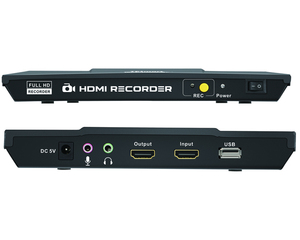 TESmart-grabador de vídeo digital con entrada HDMI para el hogar, dispositivo grabador DVR 1080P con entrada hdmi y salida de audio L/R, entrada de micrófono