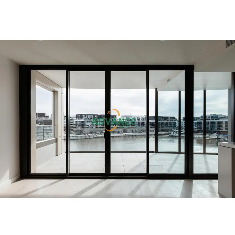 Nuovo Design efficiente dal punto di vista energetico porta per ufficio porte commerciali pesanti per Hotel triplo vetro ascensore e porta scorrevole