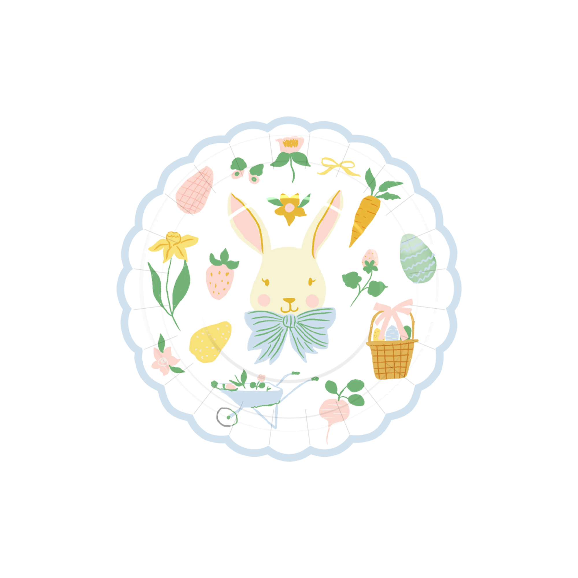 PLATO REDONDO DE 9 PULGADAS * 8 UNIDADES