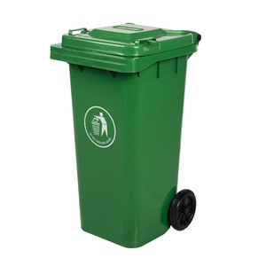Cubo de basura con ruedas de plástico HDPE de 120L, 240L, 360L, cubo de basura para uso en exteriores - Product Image 1