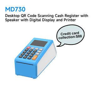 Terminal POS móvil Android RINLINK MD730 fabrica teclado de mano código QR sistemas POS con máquina de pago de impresora - Product Image 2