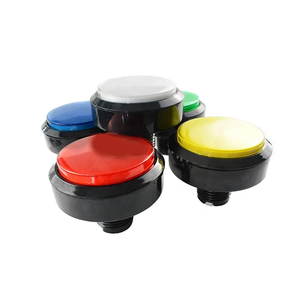 Многоцветная пластиковая кнопка в американском стиле общая кнопка - Product Image 1