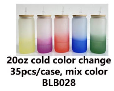 BLB028 20oz changement de couleur froide