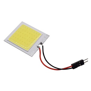 หลอดไฟ LED สำหรับอ่านหนังสือภายในรถยนต์36SMD 48SMD ทรงโดม W5W สีขาว T10 - Product Image 6