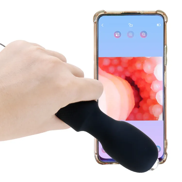 Vibrador de silicona con forma de pene para mujeres, palo de masaje visible con wifi inalámbrico, vídeo, cámara oculta, consolador con juguetes sexuales hd